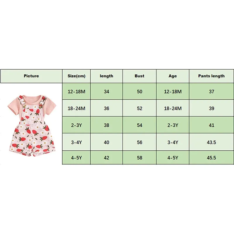 2Pcs Solid Color Ribbed Short Sleeve Clothing Set