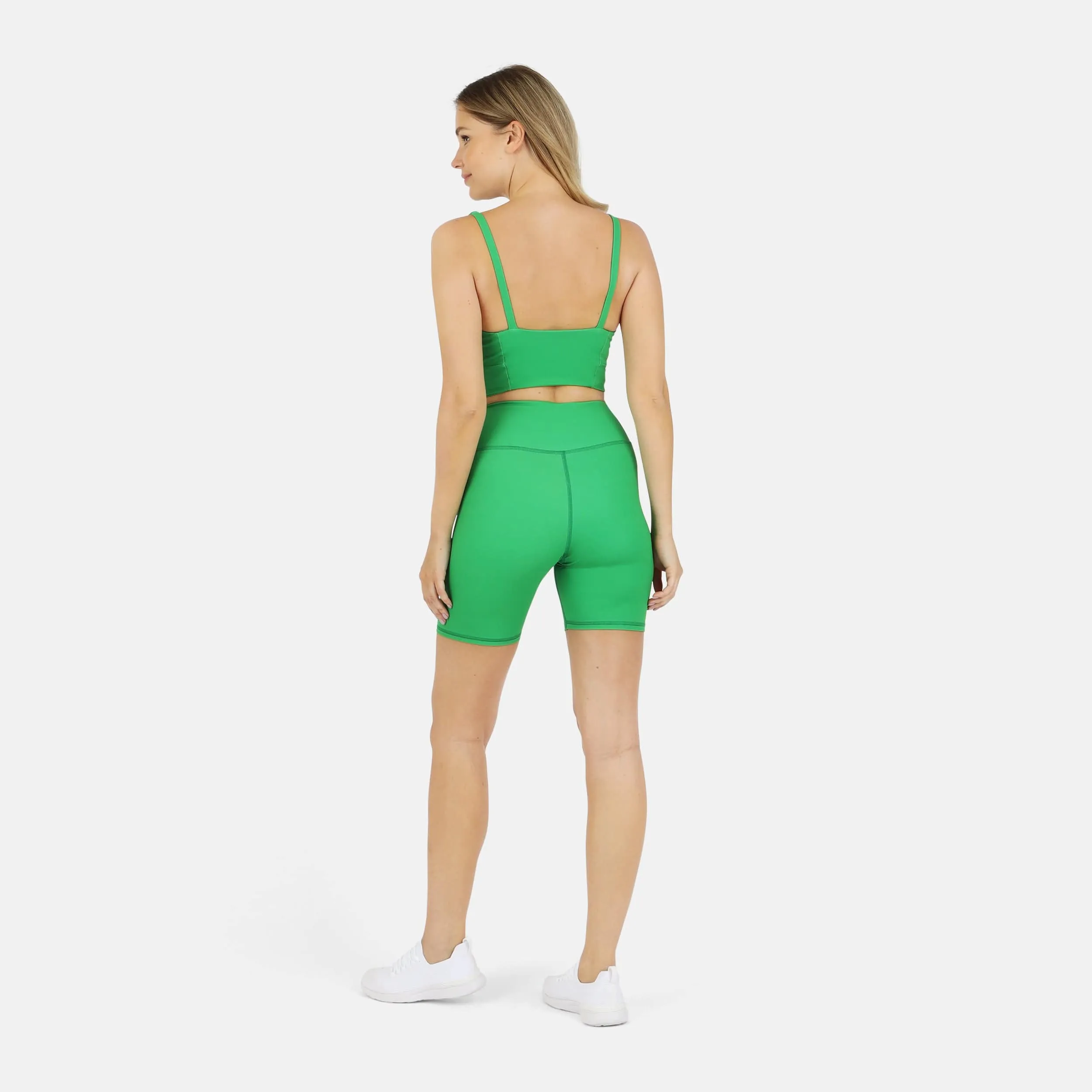 Ada Organic Cotton Biker Short - Kelly Green