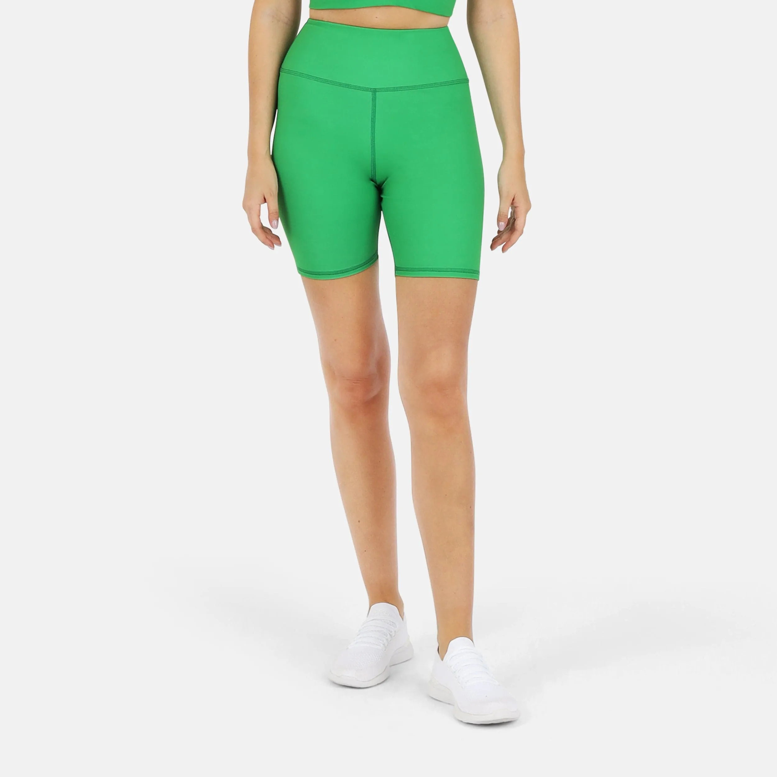 Ada Organic Cotton Biker Short - Kelly Green
