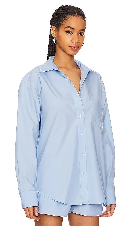 Alexander Wang Boyfriend Shirt in Blue