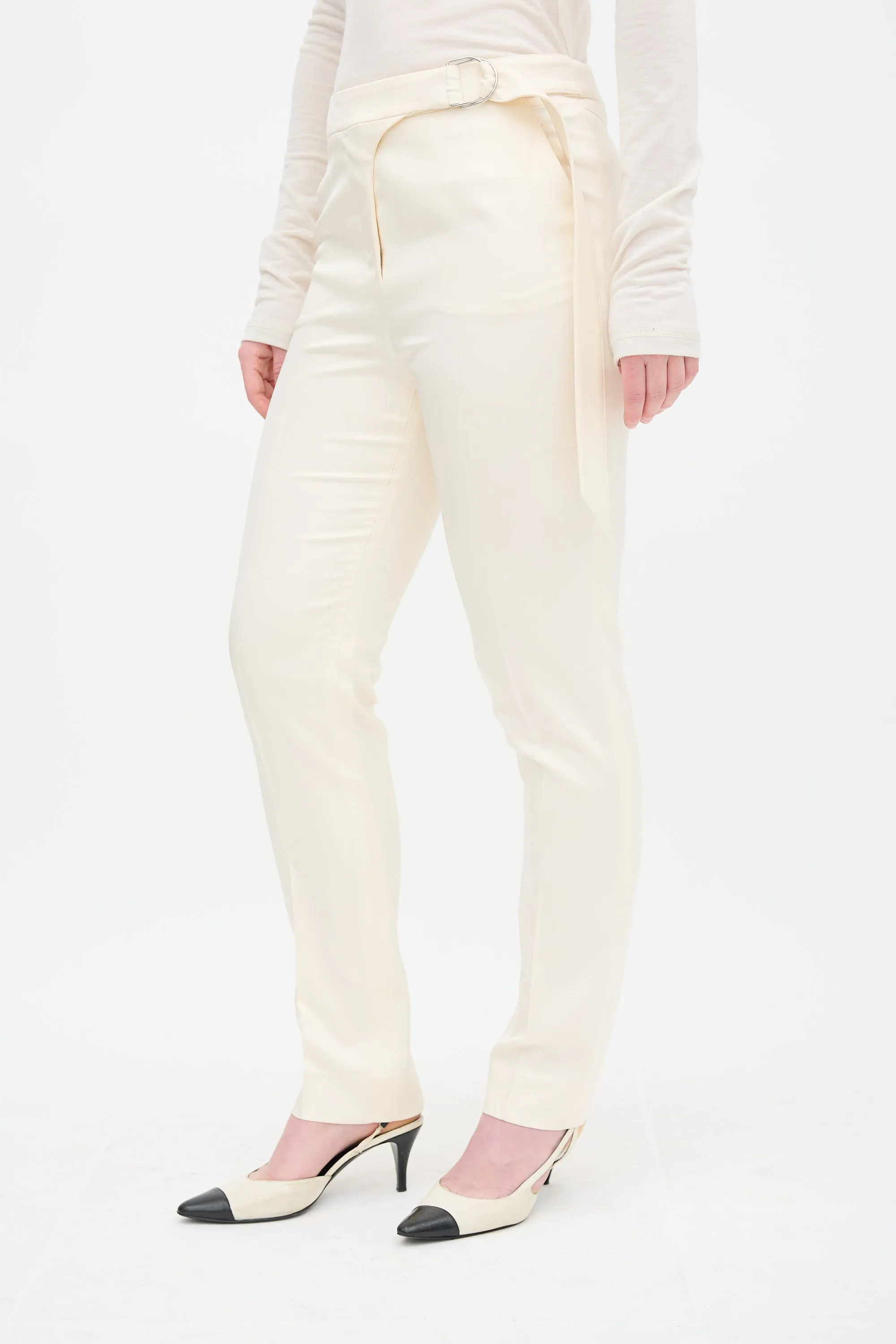 Belted Skinny Trouser