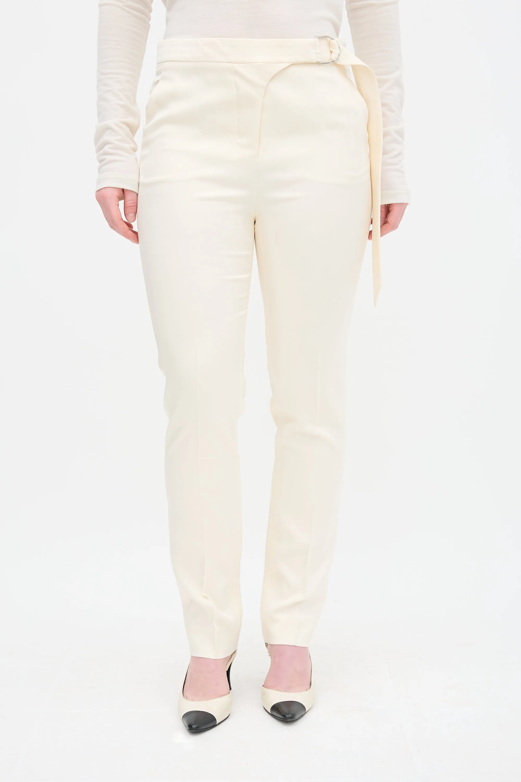 Belted Skinny Trouser