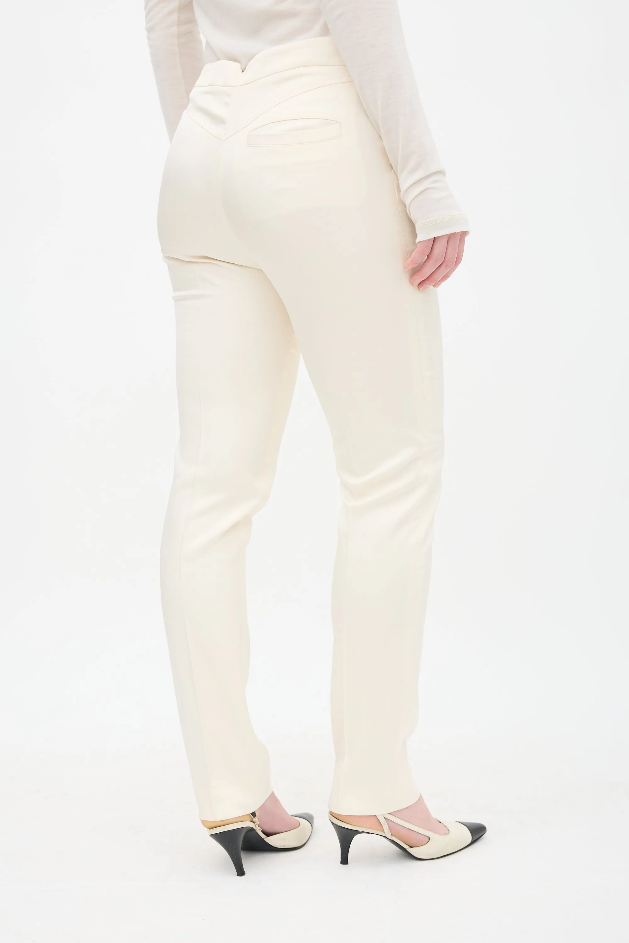 Belted Skinny Trouser
