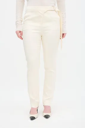 Belted Skinny Trouser