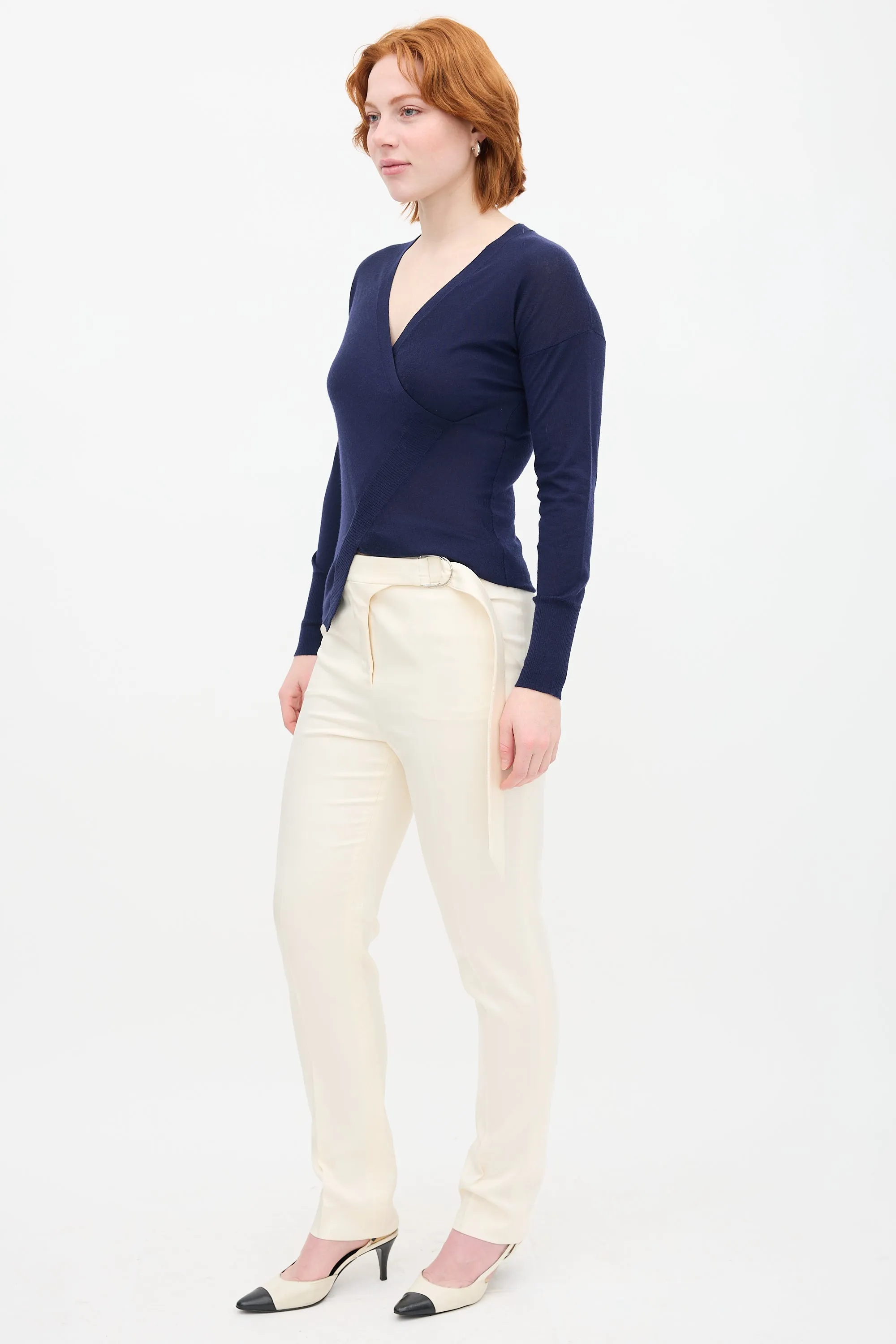Belted Skinny Trouser