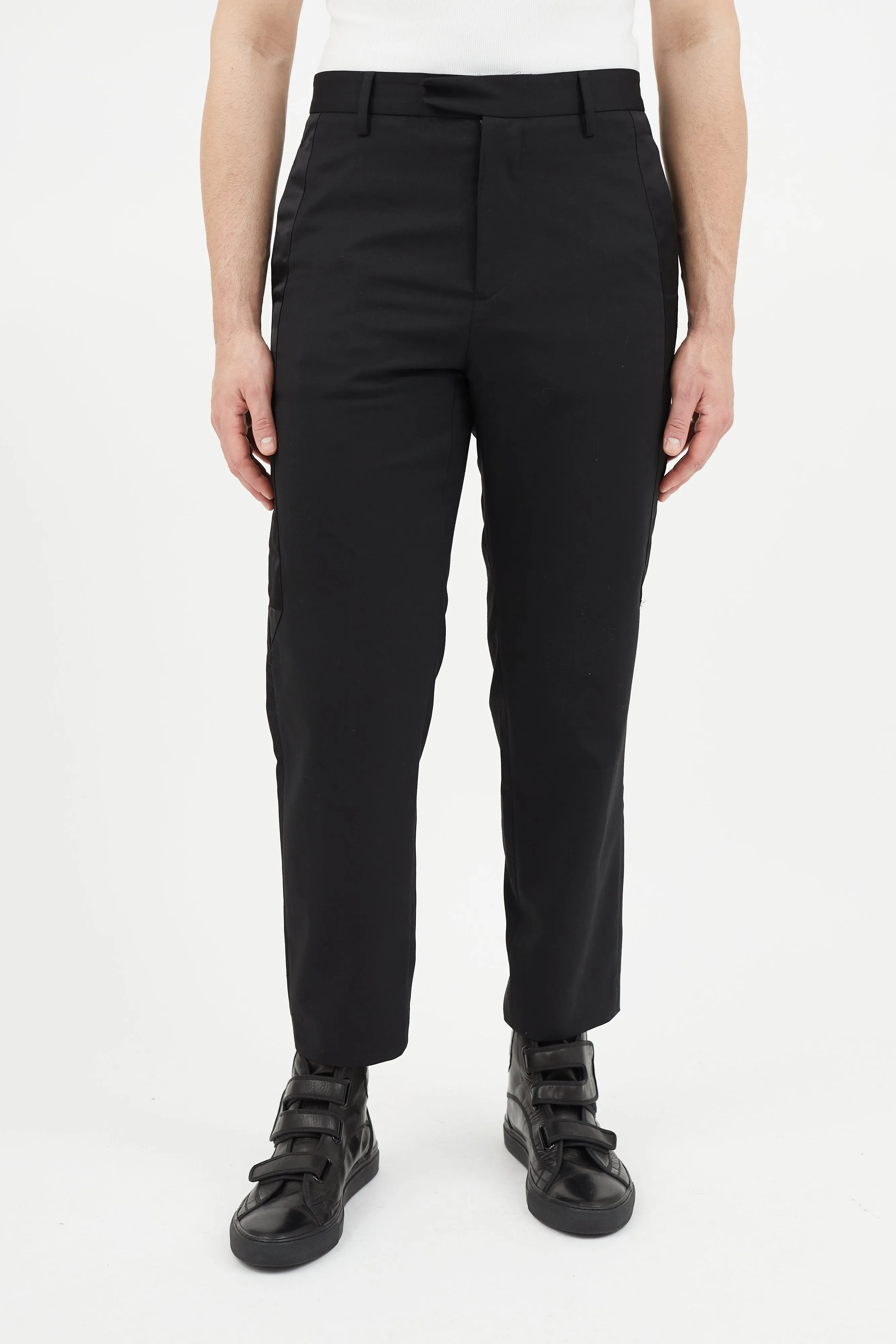 Black Tuxedo Stripe Trouser