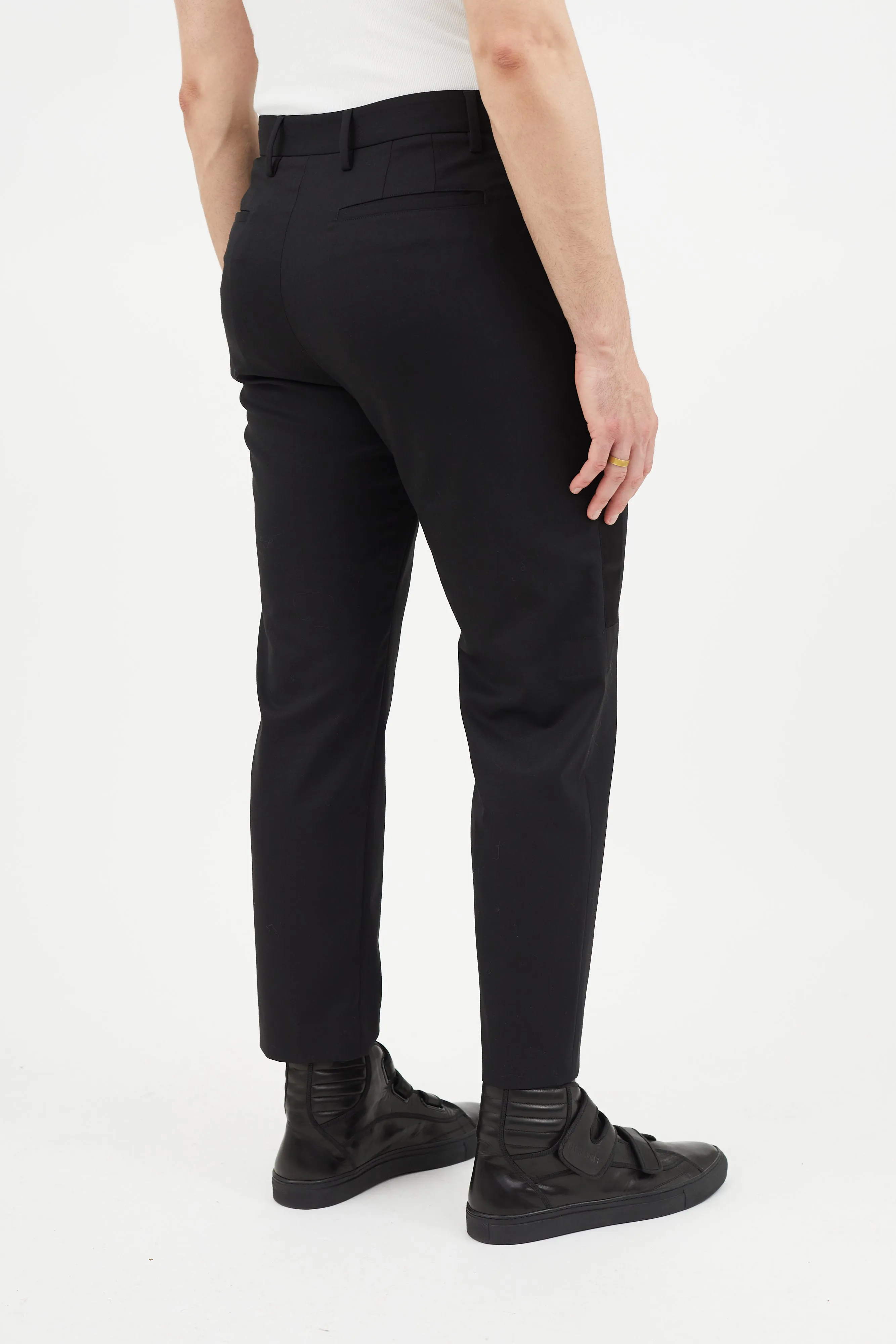 Black Tuxedo Stripe Trouser