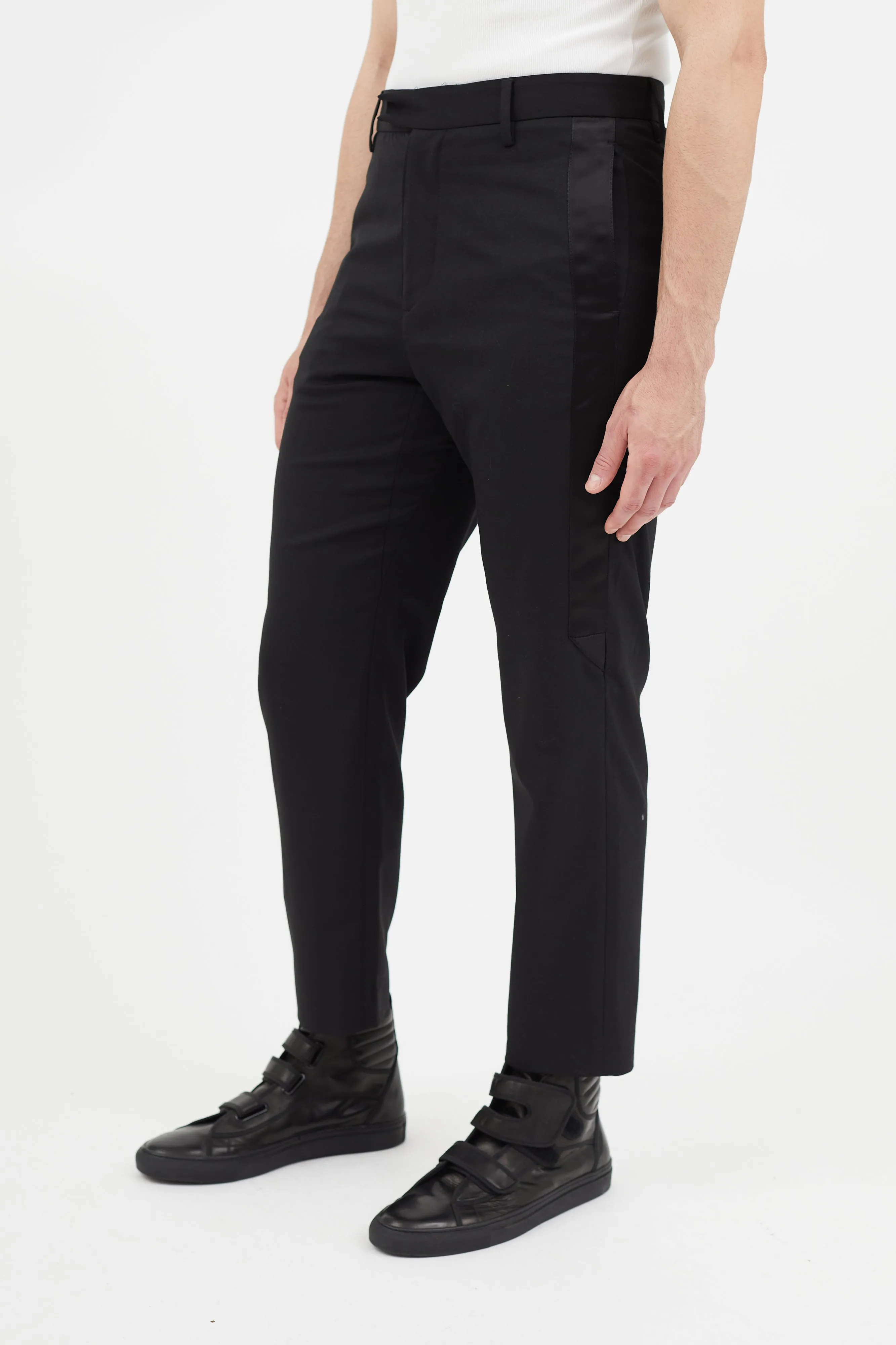 Black Tuxedo Stripe Trouser