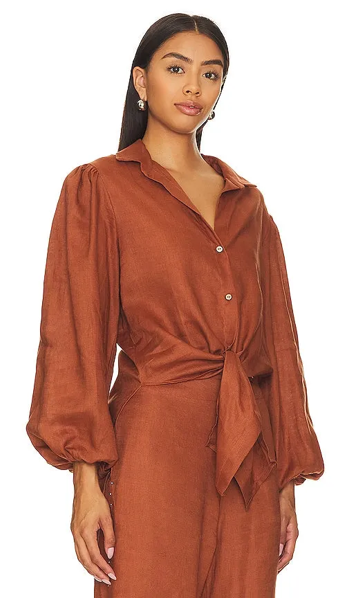 BOAMAR Luxia Shirt in Rust