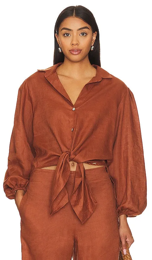 BOAMAR Luxia Shirt in Rust
