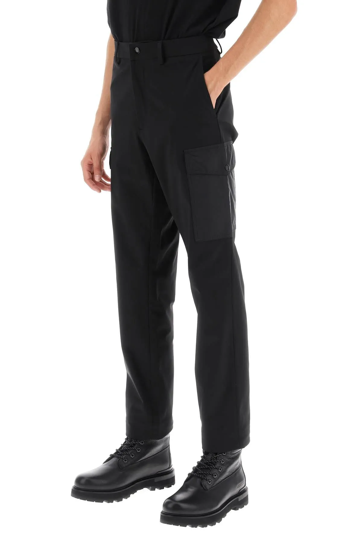 cargo pants in technical jersey