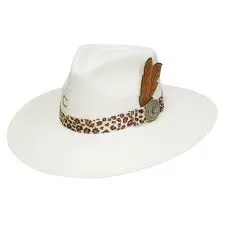 Charlie 1 Horse | Heatseeker Straw Hat with Leopard Band