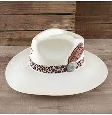 Charlie 1 Horse | Heatseeker Straw Hat with Leopard Band