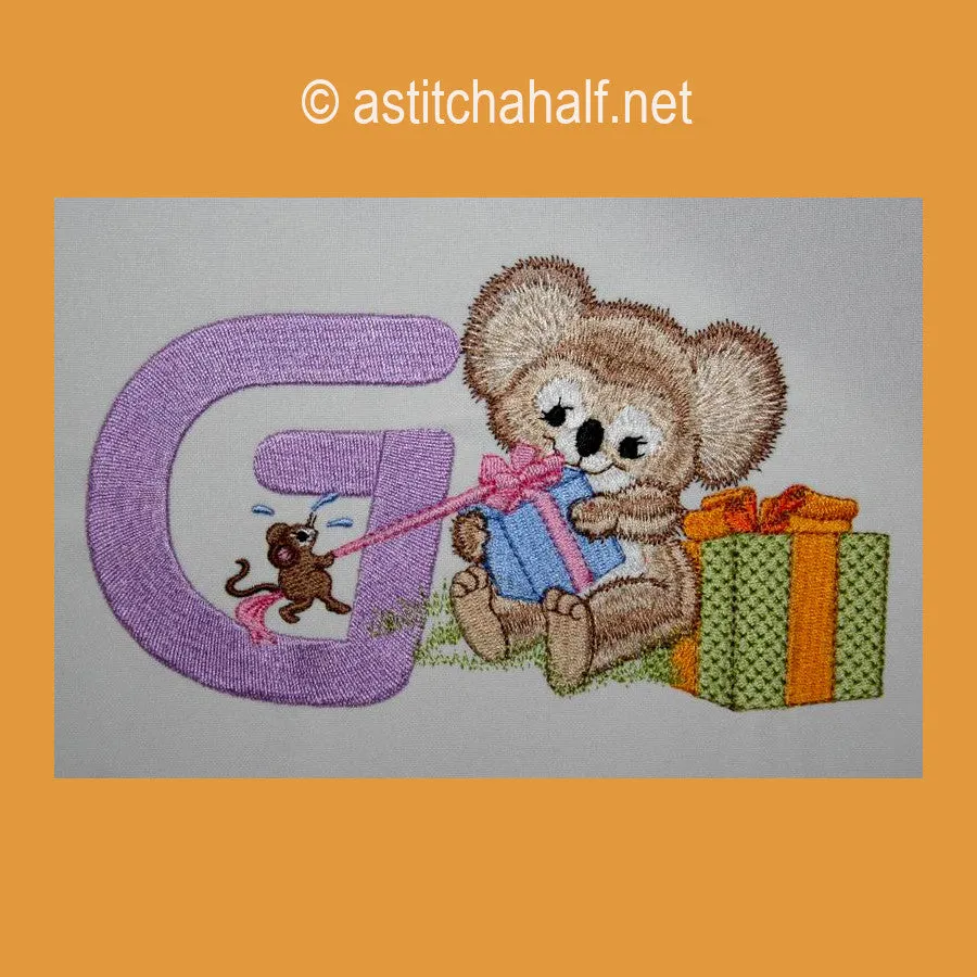 Fuzzy Letter Gg