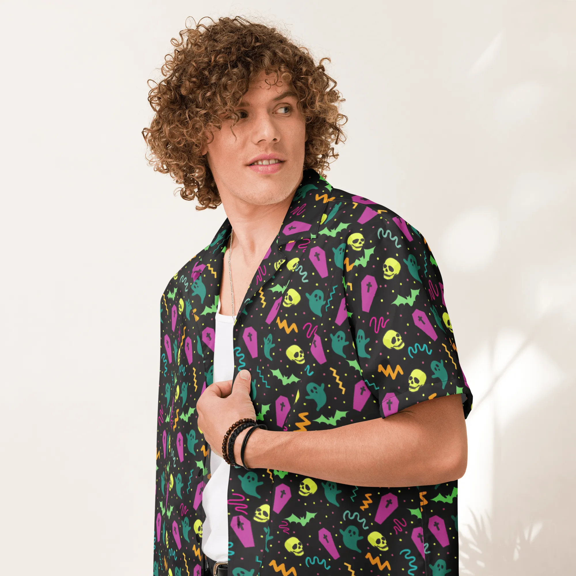 Ghoul Groove Button-Up Shirt
