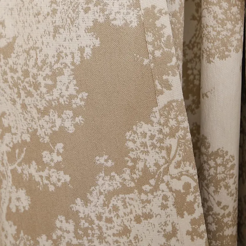 Harley Chenille Bayberry Tree Blackout Thermal Custom Curtain