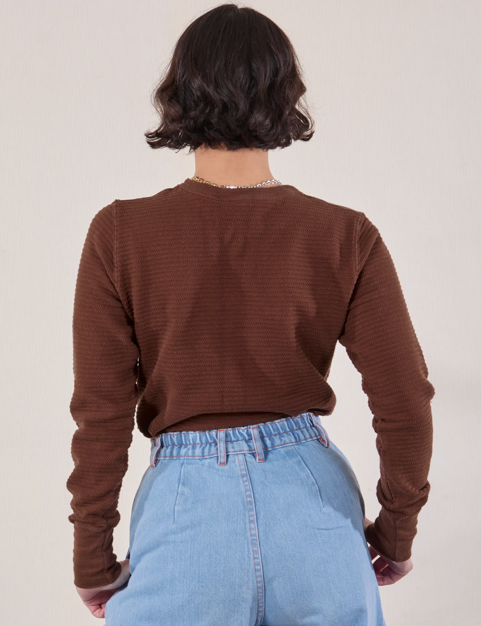 Honeycomb Thermal - Fudgesicle Brown