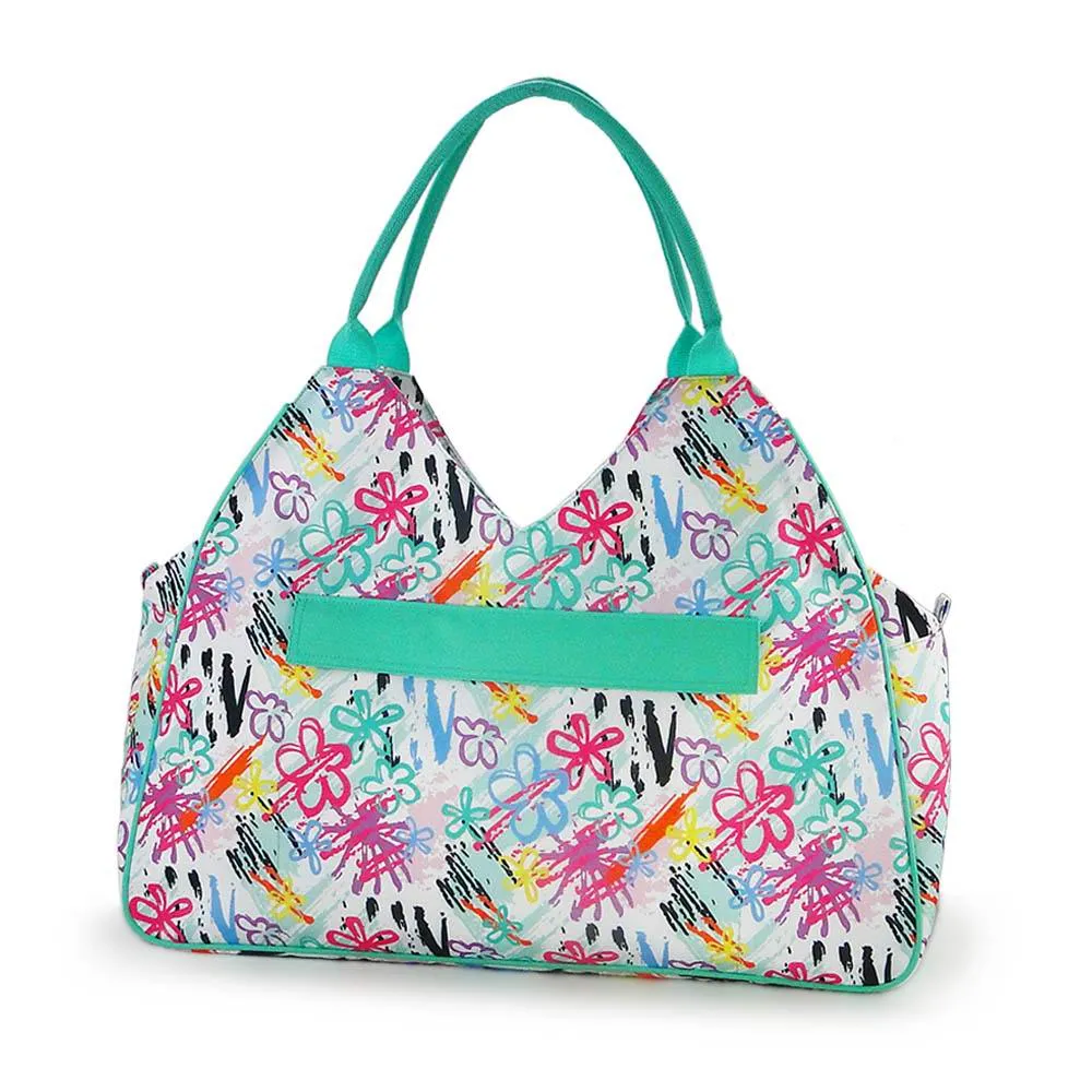 K120 | NEVER-FULL BEACH BAG - FLORAL