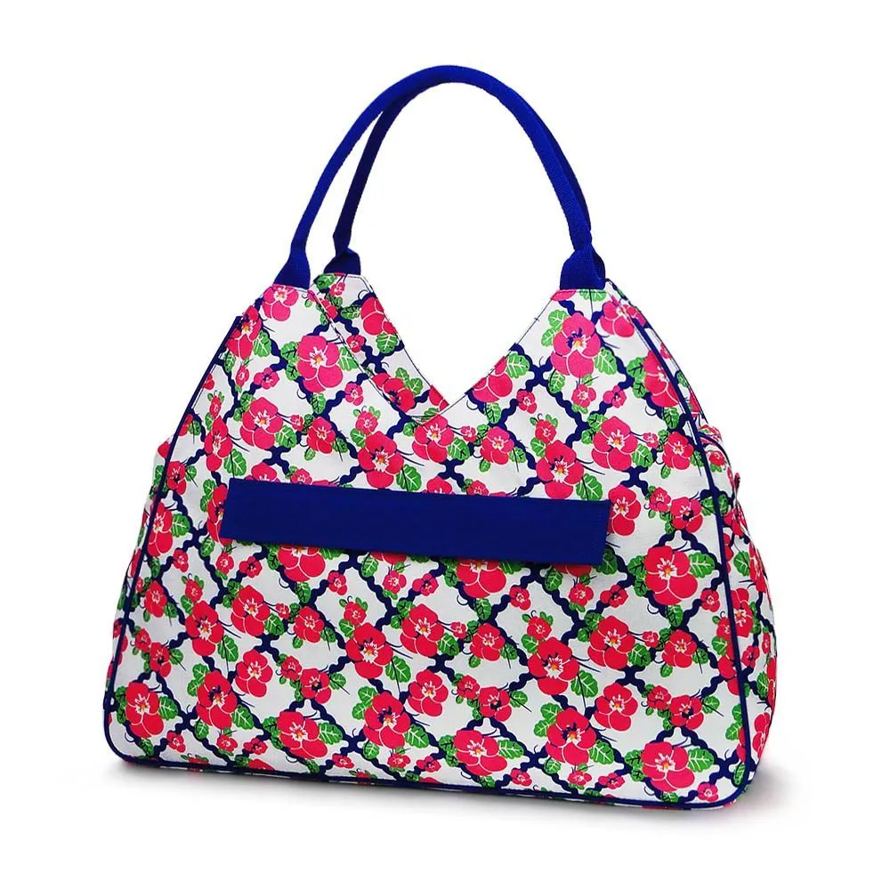 K120 | NEVER-FULL BEACH BAG - FLORAL