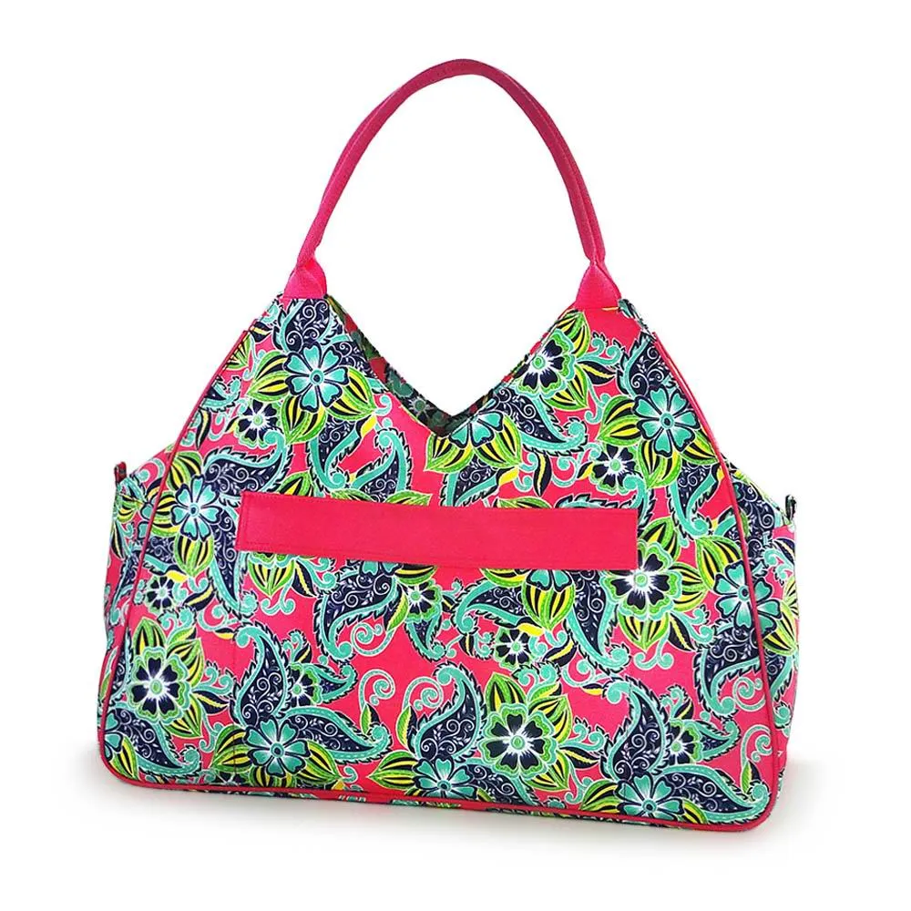 K120 | NEVER-FULL BEACH BAG - FLORAL