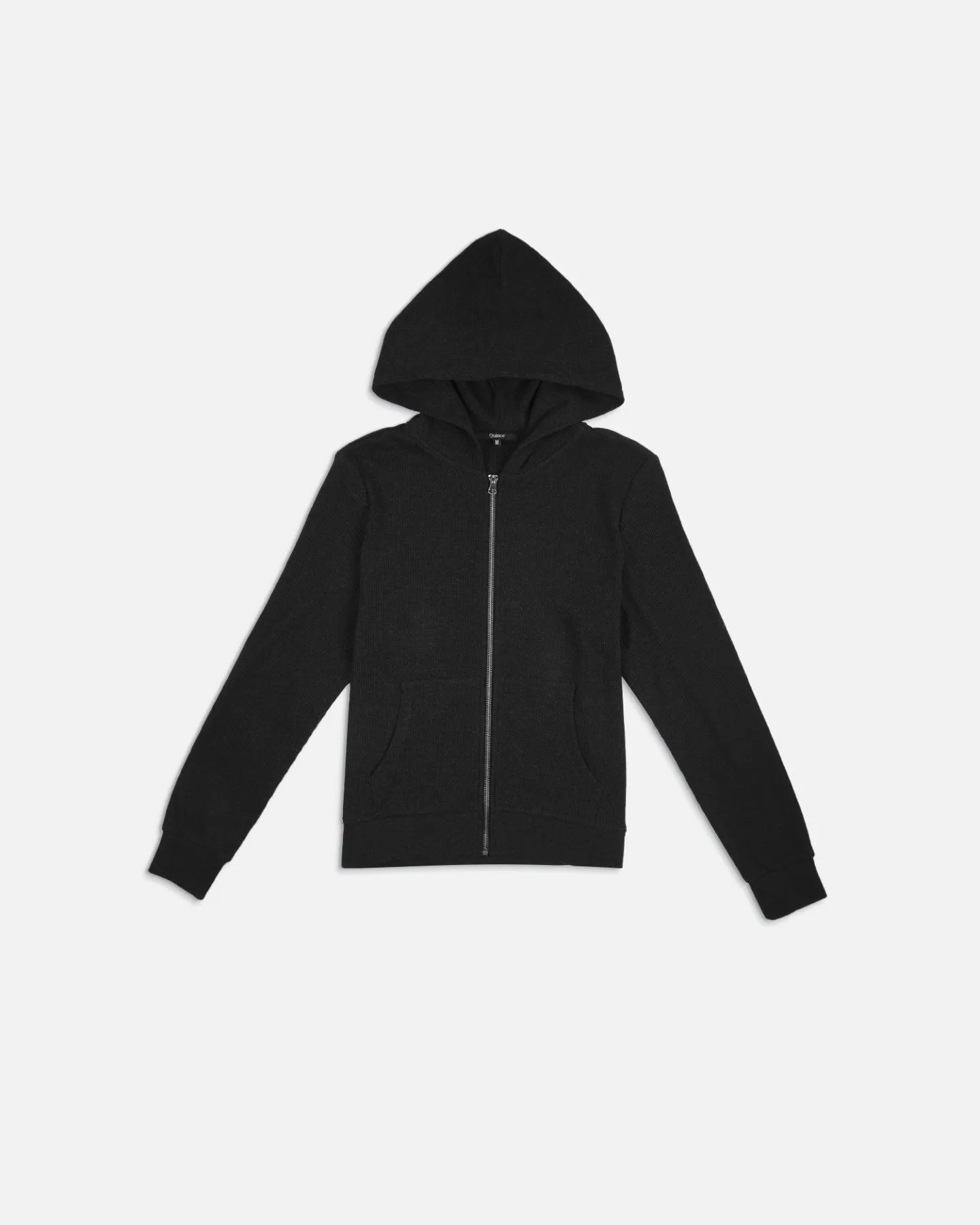 Luxe Organic Waffle Thermal Hoodie
