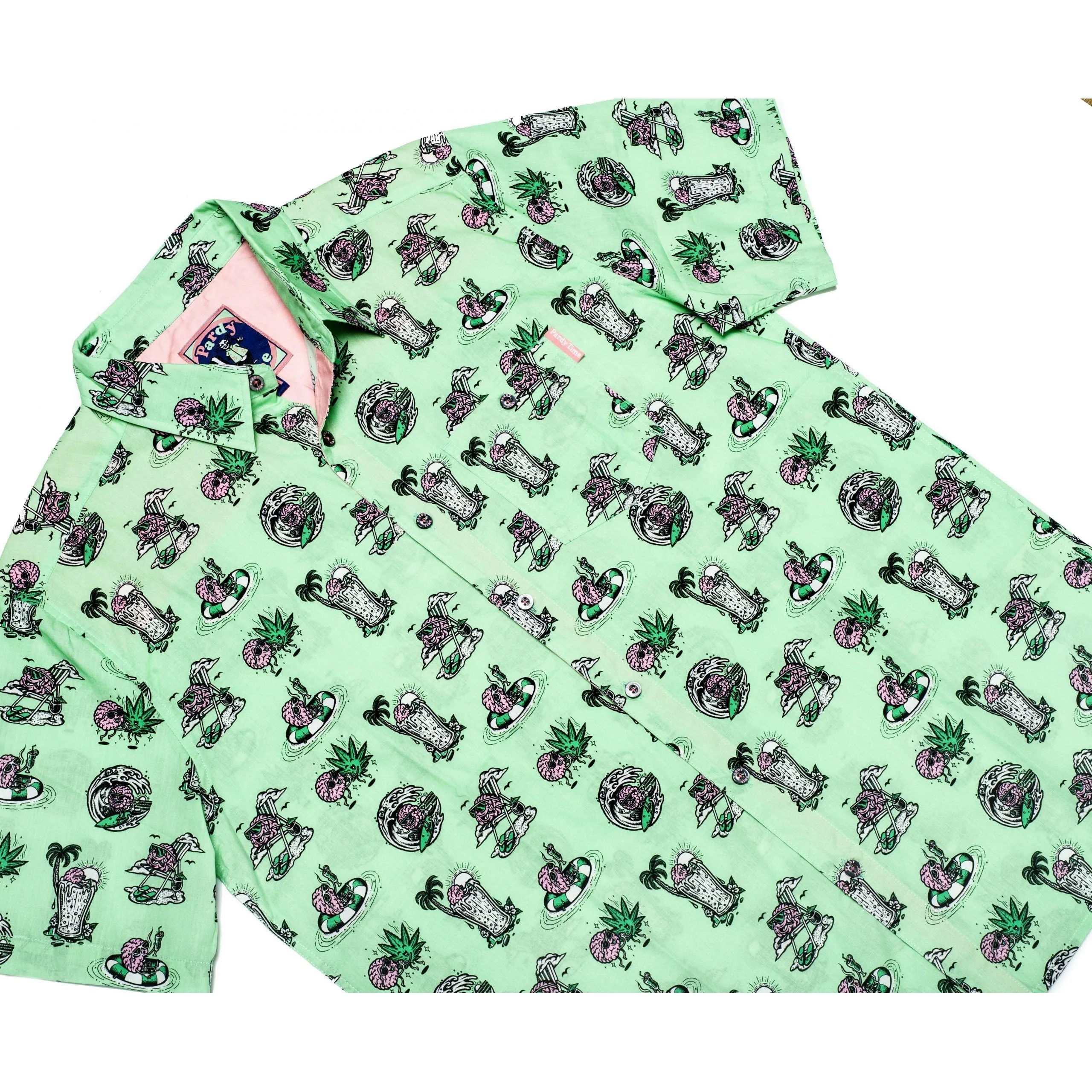 Mental Vacay Button Up Shirt