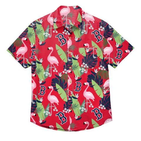 MLB Floral Button Up Shirts