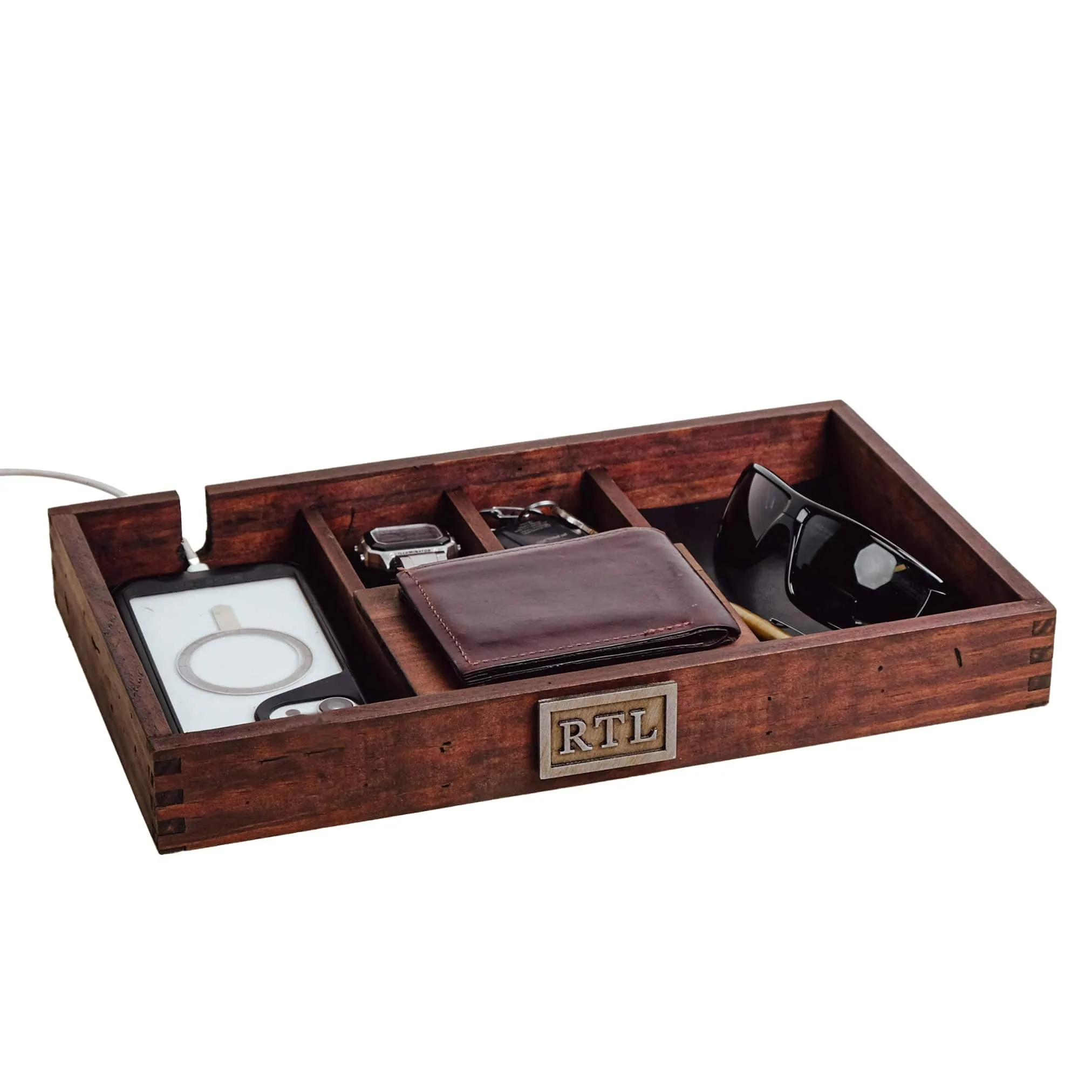 NightStand/Desk Organizer with Charging Station