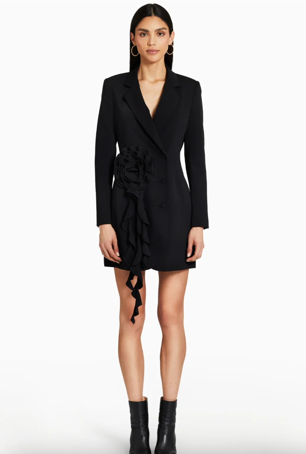 Parnell Blazer Dress - Black