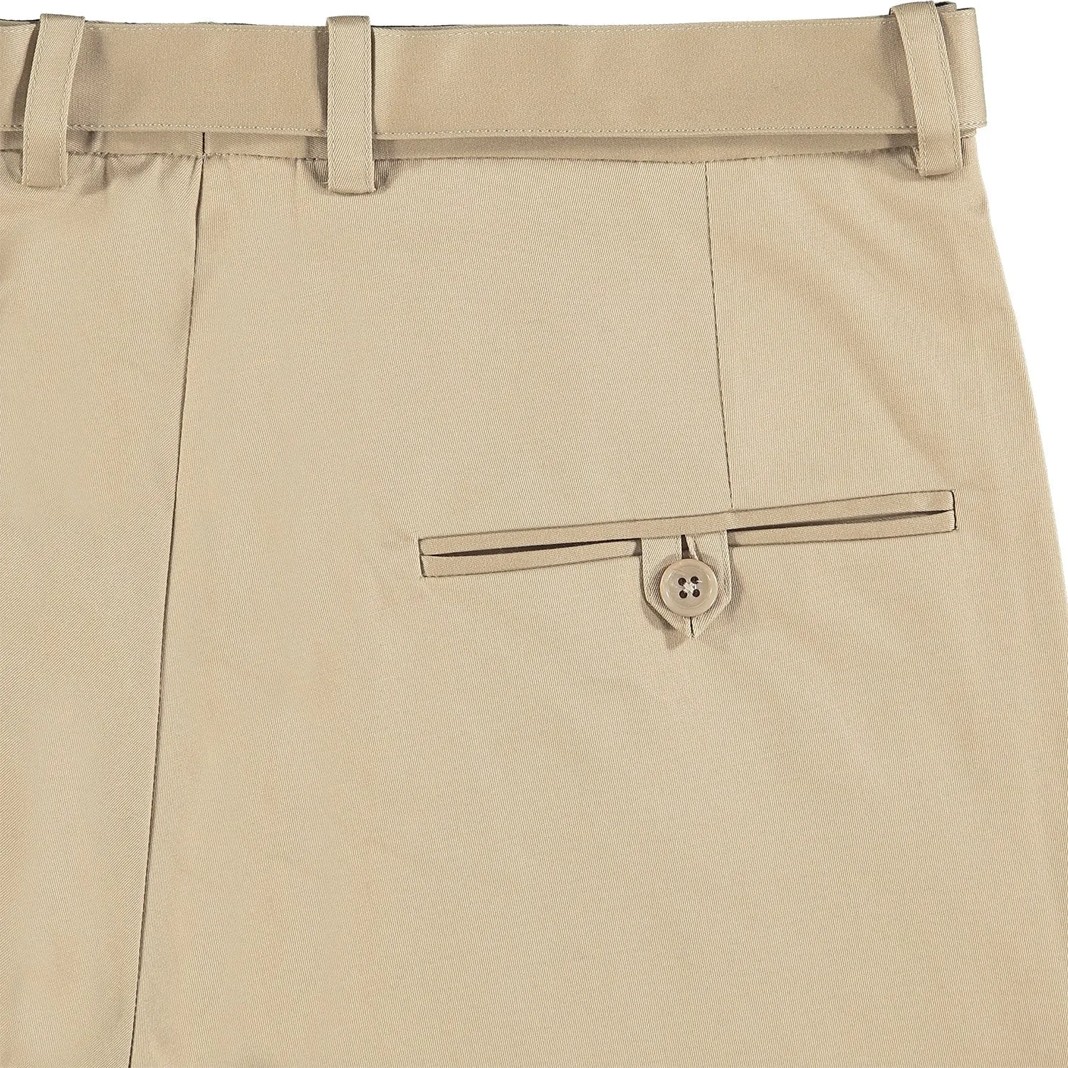 Ribbed Twill Trousers - Beige