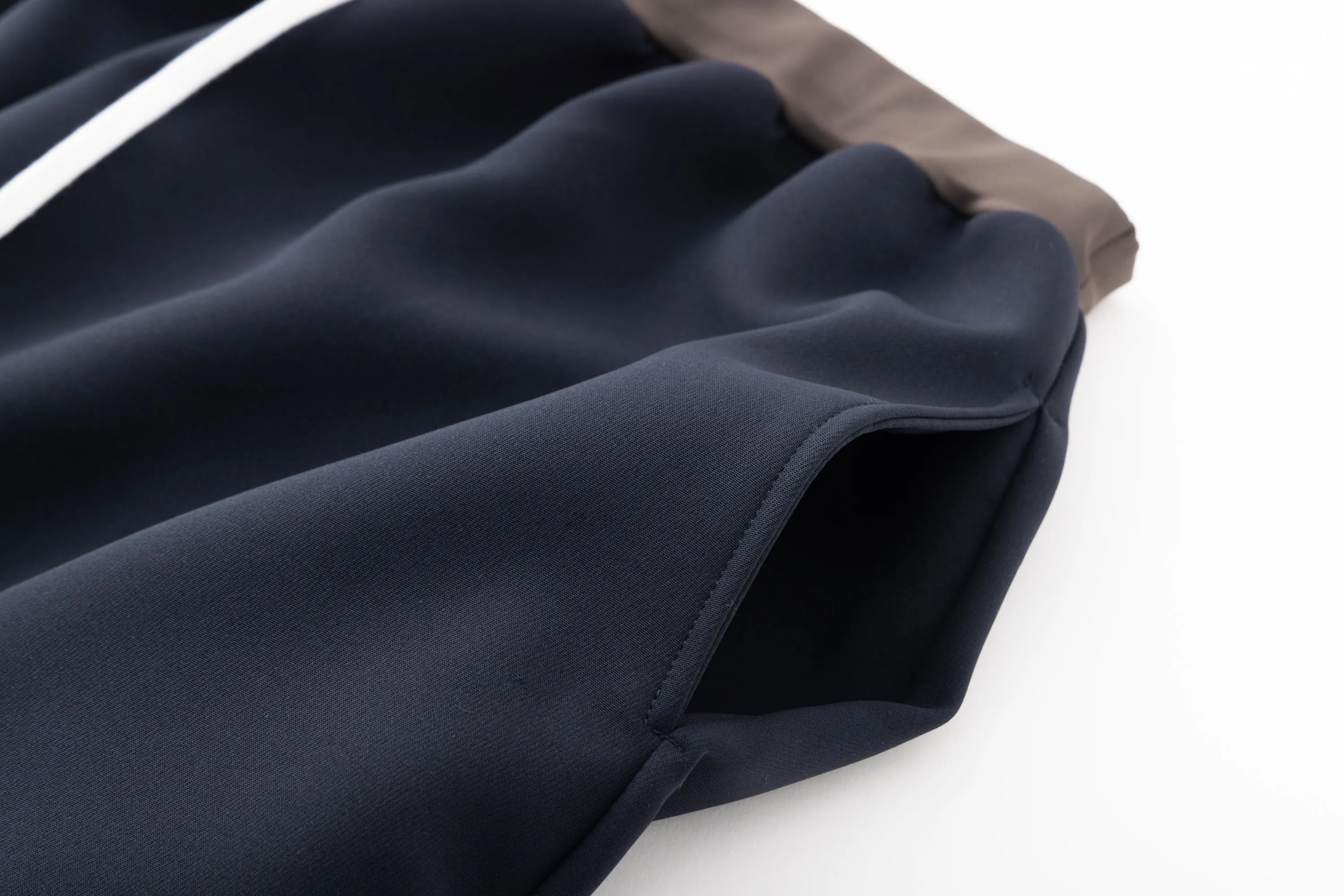 SEA TRIPLE FACED TAPERED EASY TROUSERS