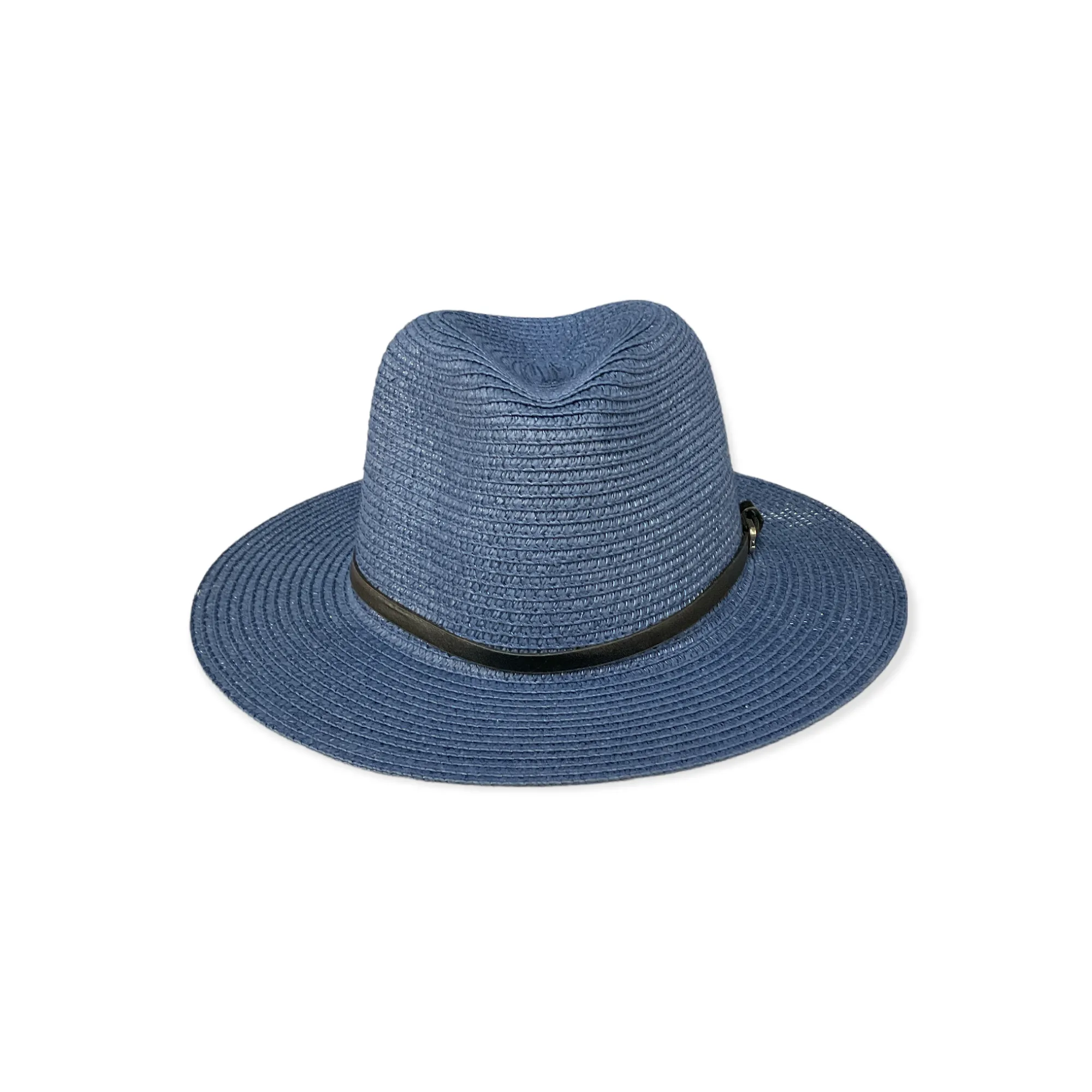 Straw Banded Panama Hats In Assorted Colors