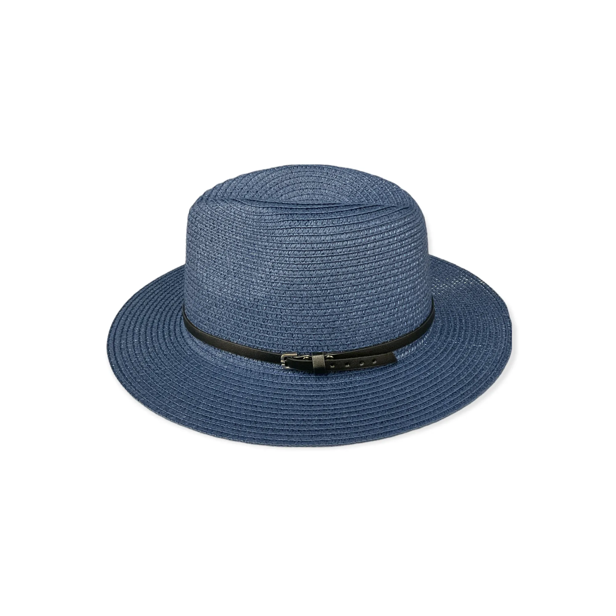 Straw Banded Panama Hats In Assorted Colors