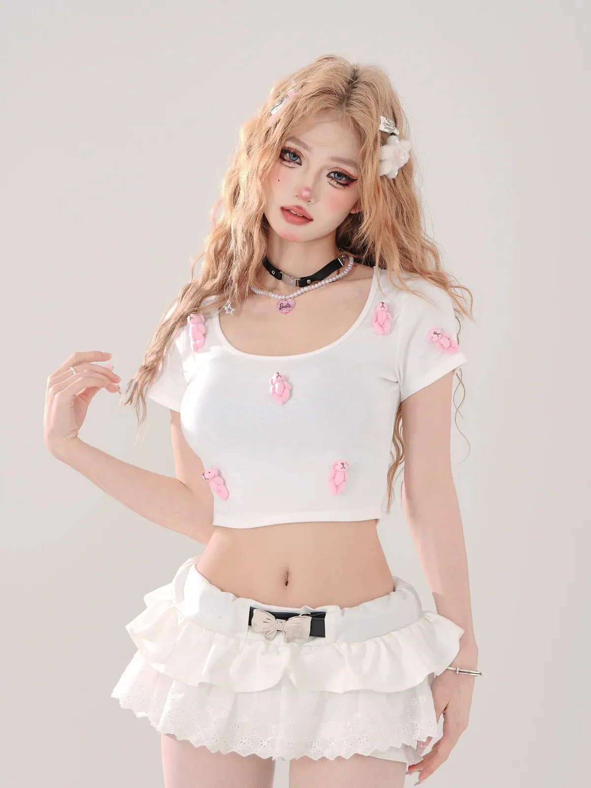 Sweet Short Girl Tops