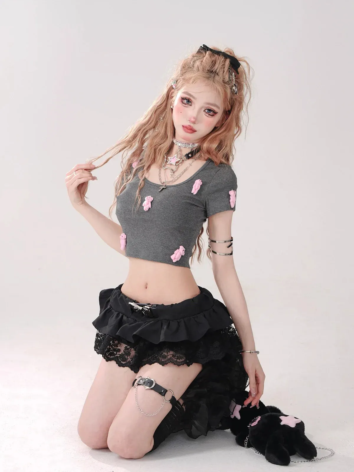 Sweet Short Girl Tops